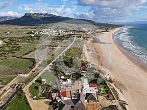 View at the beach at Bolonia in Spain photo