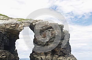 View of the beach of the Cathedrals