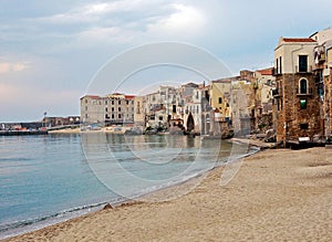 View at beach in Cefalu
