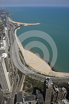 View of Beach in Chicago