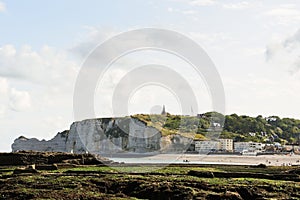 View beach of Etretat cote d'albatre