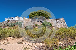 Fortress and Church, Cacela Velha, Eastern Algarve, Portugal. photo