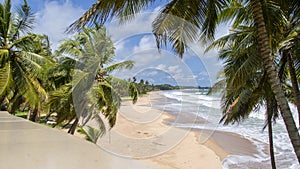 View of the beach in Ghana