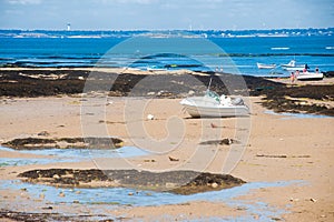 View on the beach of le petit vieil