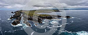 View of the beach and Lough Foyle at Magilligan Point in Northern Ireland