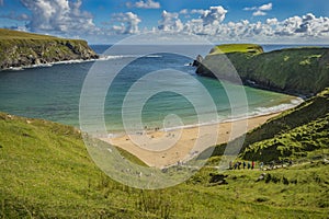 View of the beach at Malin Beg, Co. Donegal