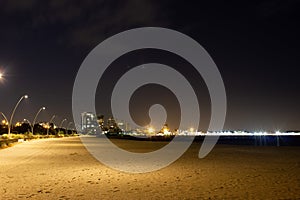 View from a beach near Melbroune, Australia at night