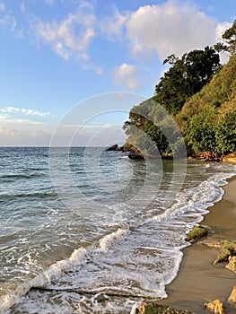 A view of the beach, Samana, Dominican Republic, 2024