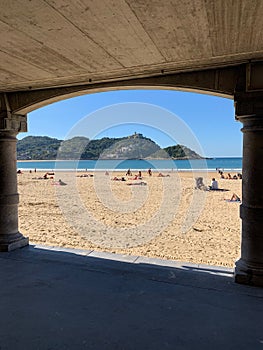 View of the Beach at San Sebastian