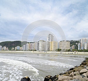 Beach of Santos SP Brazil photo