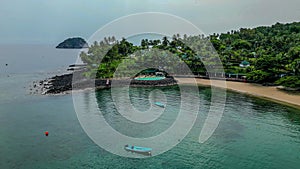 View from a Beach in  Sao Tome e Principe,Africa