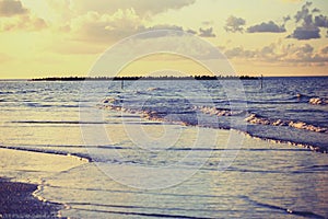 View of beach of the sea, Damietta, Egypt