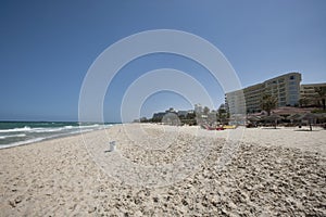 View of beach, Sousse, Tunisia