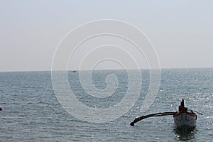 View of the beachscape in Goa