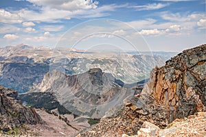 View from Beartooth All American Scenic Highway photo