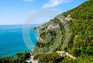 View of beautiful Amalfi Coast