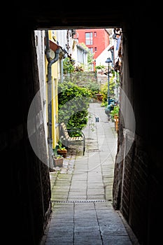 View the beautiful buildings of Lubeck photo