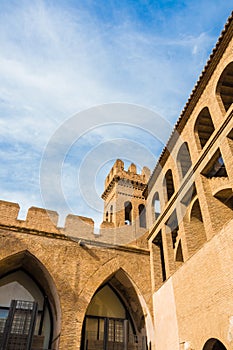 View of beautiful buildings in Zoragoza