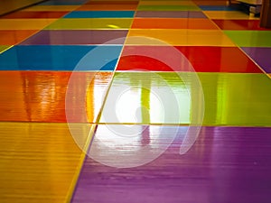 beautiful cheerful multi-colored floor photo