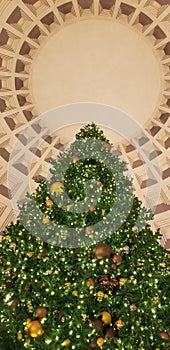Christmas Tree at The Forums in Caesars Palace photo