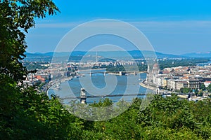 Danube river in Budapest photo