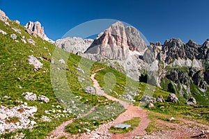 View of the beautiful Dolomites