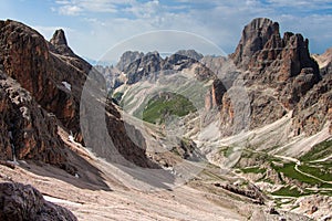 View of the beautiful Dolomites
