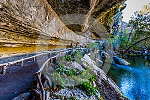 A View of Beautiful Hamilton Pool, Texas, in the Fall.