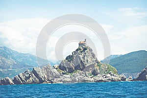 View of beautiful islets Katic Katich and Sveta Nedjelja with