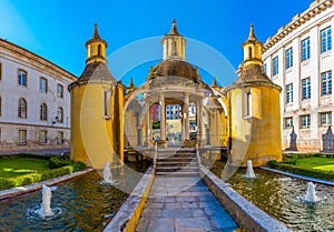 View of beautiful Jardim da Manga at Coimbra, Portugal