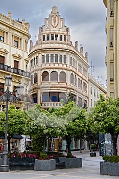View of the beautiful plaza de Tendillas, Cordoba