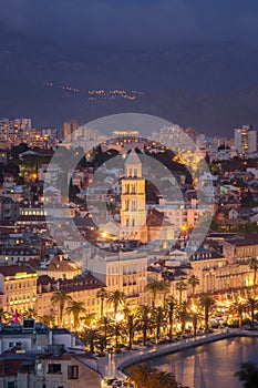 Beautiful Split at Night, Croatia