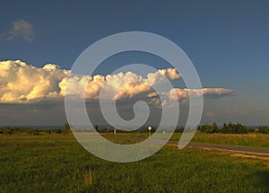 View of the beautiful valley