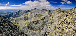 Summer mountain landscape in High Tatra, Slovakia.