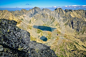 Summer mountain landscape in Slovak mountains.