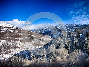 A View of the Beautiful Wasatch Mountains