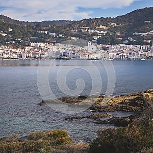 View of the Beautifull Village of Port de la Selva in Catalonia