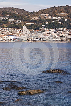 View of the Beautifull Village of Port de la Selva in Catalonia photo