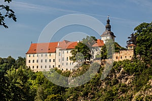View of Bechyne castle, Czech Republ