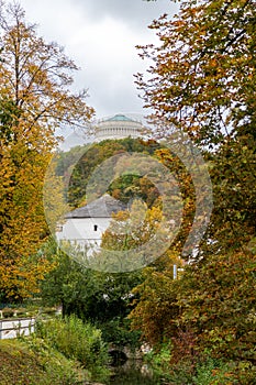 View at the Befreiungshalle in Kelheim, Bavaria, Germany