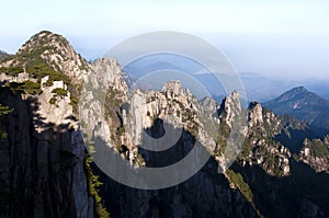 View from Beginning to Believe Peak, Huangshan, China