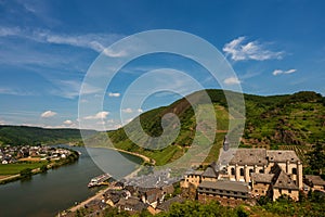 View of Beilstein from the tower of the castle Metternich