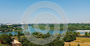 a view from the Belgrad Fortress