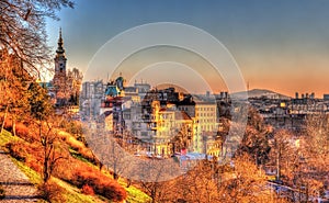 View of Belgrade city center