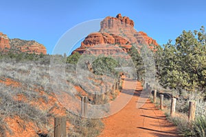 View of Bell Rock trail in Sedona, Arizona, United States