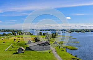 View from the bell tower of the Kizhi Pogost