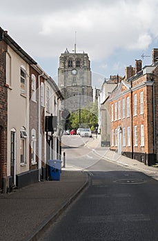 View of the Bell Tower, Beccles, Suffolk, UK