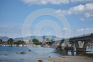 The bridge of the Villa de Bouzas in Vigo photo