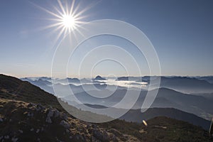 View from Benediktenwand