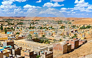 View of Beni Isguen, a city in the Mzab Valley. UNESCO world heritage in Algeria photo